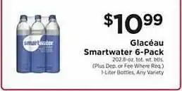 ShopRite Glacéau smartwater 6-pack offer