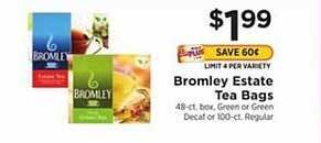 ShopRite Bromley estate tea bags offer