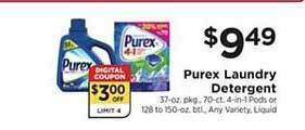 ShopRite Purex laundry detergent offer