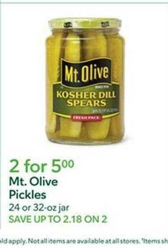 Weis Markets Mt. olive pickles offer
