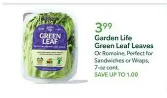 Weis Markets Garden life green leaf leaves offer