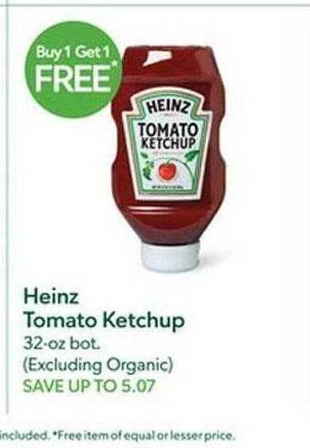 Weis Markets Heinz tomato ketchup offer