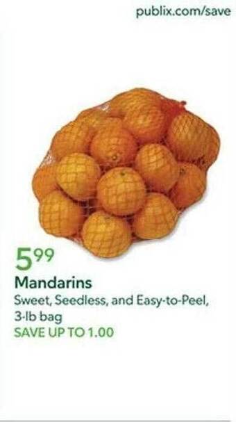 Weis Markets Mandarins offer