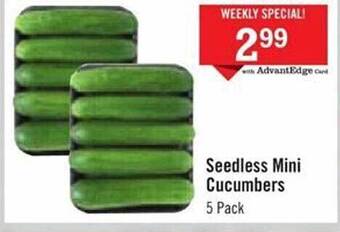 Seedless mini cucumbers
