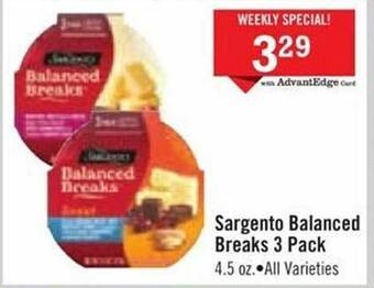 Sargento balanced breaks 3 pack