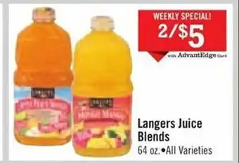 Langers juice blends