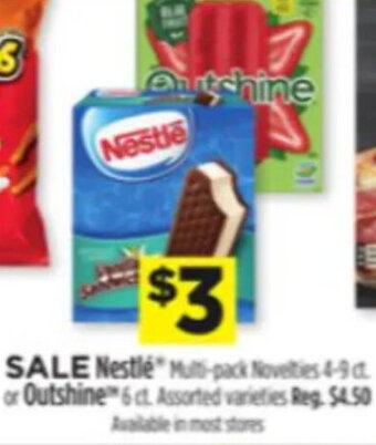 Dollar General Nestle, or Outshine offer