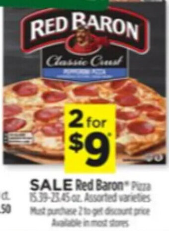 Dollar General Red Baron Pizza offer