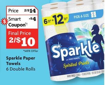Family Dollar Sparkle paper towels offer
