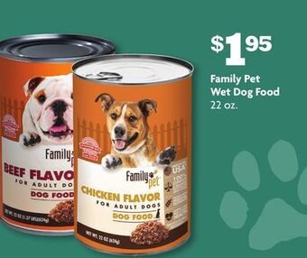 Family Dollar Family pet wet dog food offer