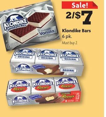 Family Dollar Klondike bars offer