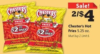 Family Dollar Chester's hot fries offer