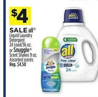 Dollar General All or snuggle offer