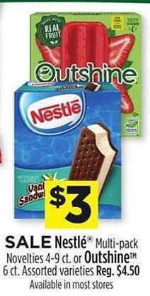 Dollar General Nestlé or outshine offer