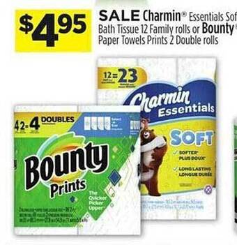 Dollar General Charmin or bounty offer