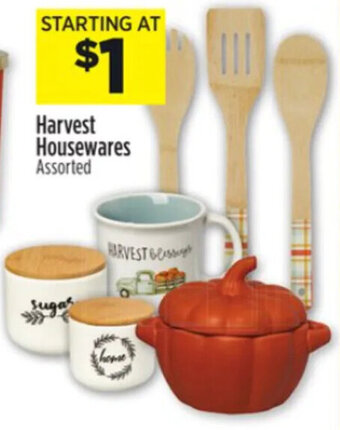 Dollar General Harvest Housewares offer