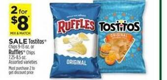 Dollar General Tostitos or ruffles offer