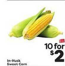 Weis Markets In-husk sweet corn offer