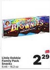 Weis Markets Little debbie family pack snacks offer