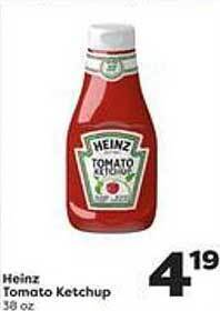 Weis Markets Heinz tomato ketchup offer