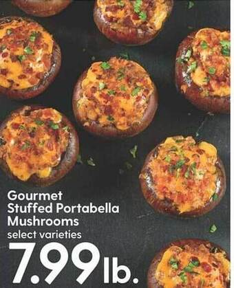 Hy-Vee Gourmet stuffed portabella mushrooms offer