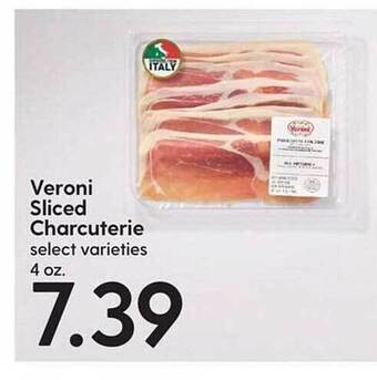 Hy-Vee Veroni sliced charcuterie offer
