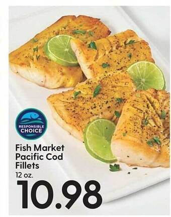 Hy-Vee Fish market pacific cod fillets offer