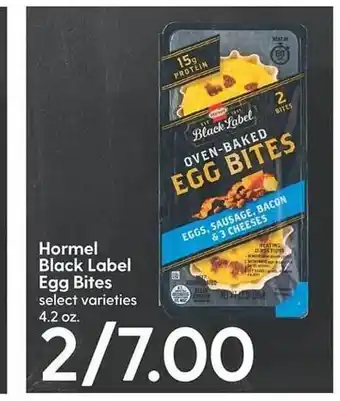Hy-Vee Hormel black label egg bites offer