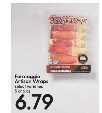 Hy-Vee Formaggio artisan wraps offer