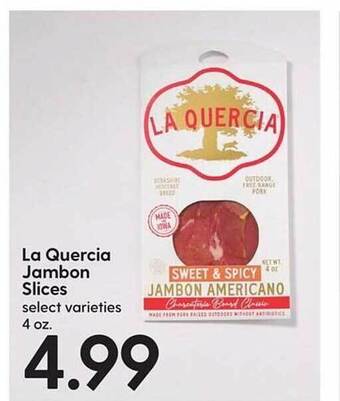 Hy-Vee La quercia jambon slices offer
