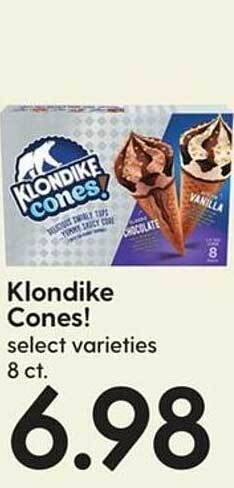 Hy-Vee Klondike cones! offer