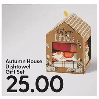 Hy-Vee Autumn house dishtowel gift set offer