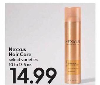 Hy-Vee Nexxus hair care offer