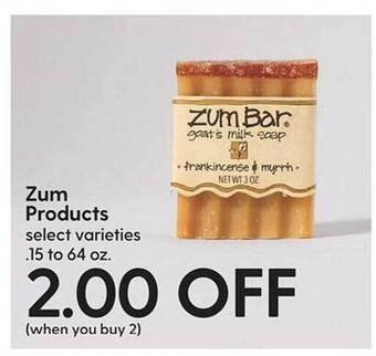 Hy-Vee Zum products offer