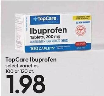 Hy-Vee Topcare ibuprofen offer