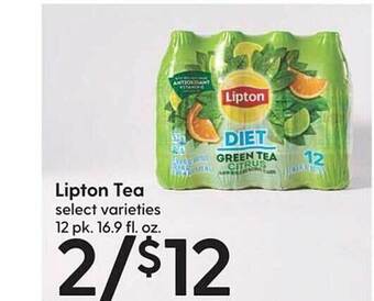 Hy-Vee Lipton tea offer
