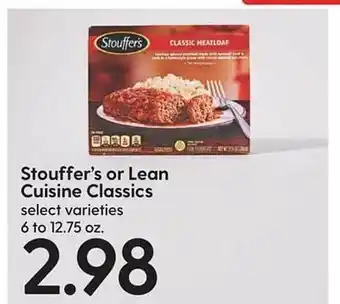 Hy-Vee Stouffer's or lean cuisine classic offer