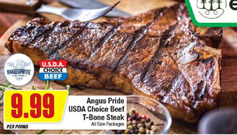 Dollar General Angus Pride Usda Choice Beef T-Bone Steak offer