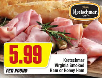 Dollar General Kretschmar Virginia Smoked Ham or Honey Ham offer