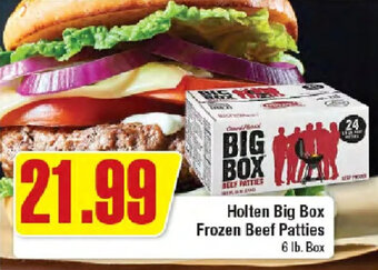 Dollar General Holten Big Box Frozen Beef Patties offer