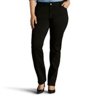 Kohl's Plus size lee® flex motion straight-leg jeans offer