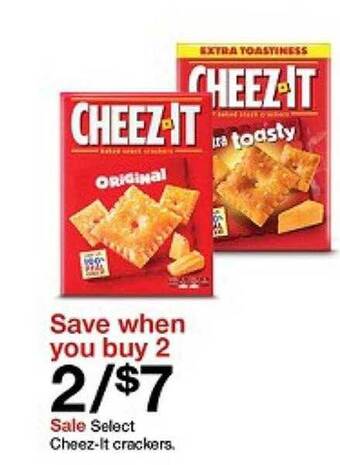 Target Cheez-it crackers offer