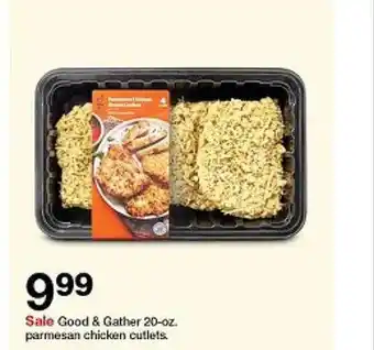 Target Good & gather 20-oz. parmesan chicken cutlets offer