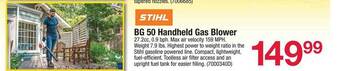 Ace Hardware Stihl bg 50 handheld gas blower offer