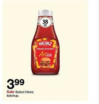 Target Heinz ketchup offer