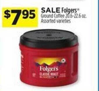 Dollar General Folgers ground coffee offer