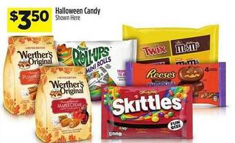 Dollar General Halloween candy shown here offer