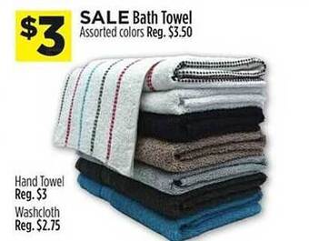Dollar General Bath towel offer