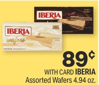 CVS Iberia assorted wafers 4.94 oz. offer