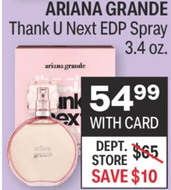CVS Ariana grande next edp spray 3.4 oz offer